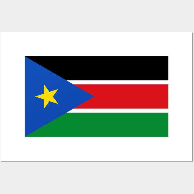 Flag of South Sudan Wall Art by COUNTRY FLAGS